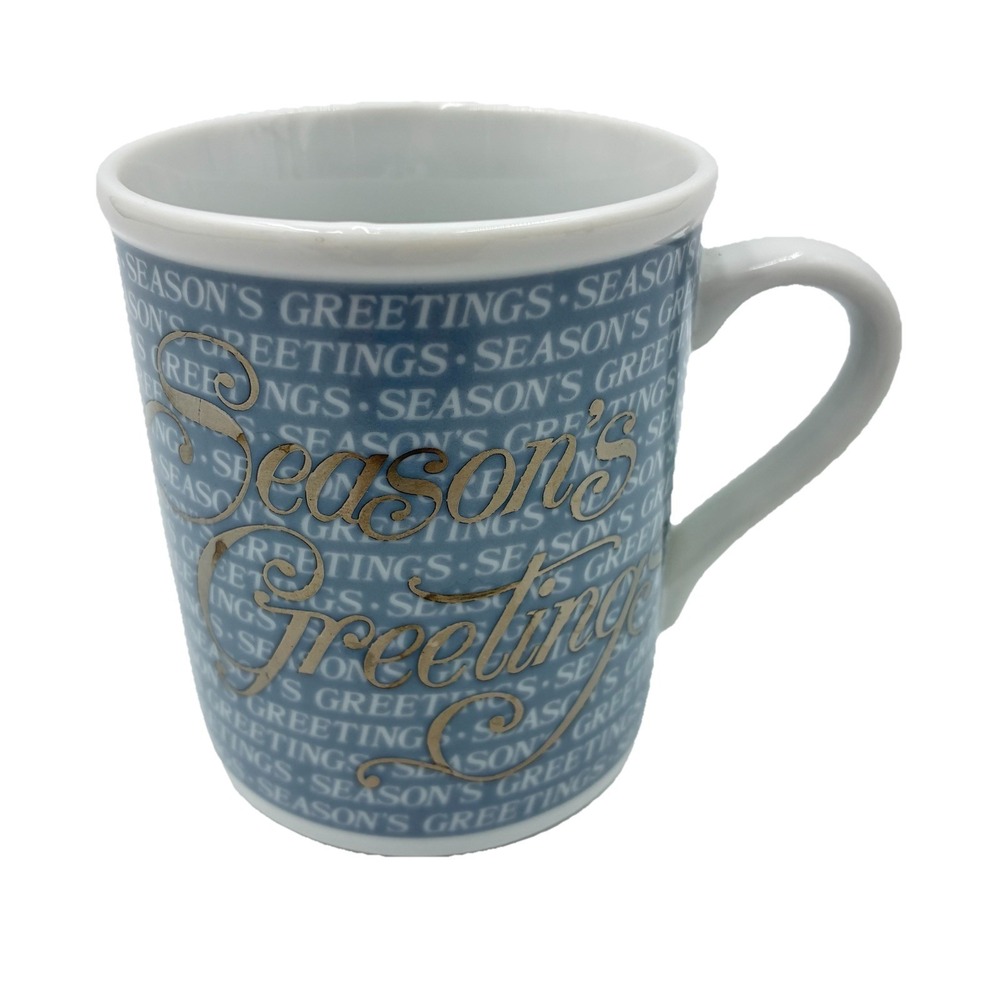 Season Greeting The Tuscany Collection Made In Japan Coffee Tea Mug Cup Vintage